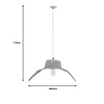 Ceiling lamp Jarua Inart E27 natural Φ65x110cm - Image 4