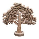 Table decoration tree Natrem Inart natural mango wood 45x11x43cm