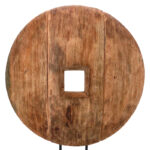 Table decoration Cart Inart natural mango wood-iron 40x9x54cm - Image 2