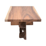 Jako Inart console natural solid teak wood 120x40x80cm - Слика 4