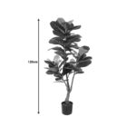 Decorative plant Fiddlehead in a pot Inart green pp H120cm - Image 4