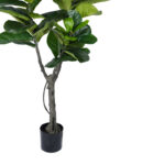 Decorative plant Fiddlehead I in pot Inart green pp H180cm - Слика 3