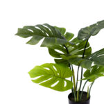 Monstera decorative plant in pot Inart green pp H70cm - Слика 2