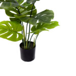 Monstera decorative plant in pot Inart green pp H70cm - Слика 3