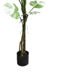 Decorative potted plant Monstera II Inart green pp H132cm - Image 3