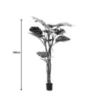 Decorative potted plant Monstera III Inart green pp H180cm - Слика 4