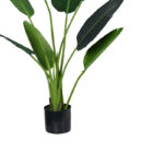 Decorative plant Palm tree in a pot Inart green pp H120cm - Image 3