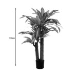 Decorative plant Dracaena in a pot Inart green pp H110cm - Слика 4