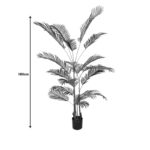Decorative plant Areca III in a pot Inart green pp H180cm - Слика 4