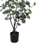 Eucalyptus decorative plant in a pot Inart green pp H120cm - Слика 3