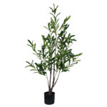 Decorative plant Olive tree in a pot Inart green pp H120cm