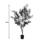 Decorative plant Olive tree I in a pot Inart green pp H150cm - Image 4
