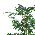 Decorative plant Bamboo in a pot Inart green pp H130cm - Image 2