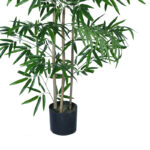 Decorative plant Bamboo in a pot Inart green pp H130cm - Image 3