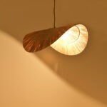 Ceiling light Agli Inart brown press papier-iron 70x48x127cm - Слика 3