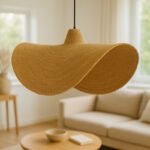 Ceiling light Wholy Inart natural seagrass-iron D90x139cm - Слика 2