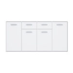 Drepen melamine buffet in white color 162.3x34.2x81.7cm - Слика 3