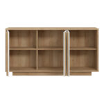 Chesto melamine buffet in white and oak color 169.2x42x87cm - Слика 5