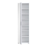 Cabino melamine cabinet-shoe cabinet in white color 50.2x34.8x179cm - Слика 5