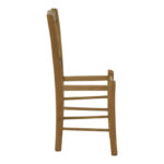 Coffee shop chair Crossed walnut wood 42x40x89cm - Слика 3