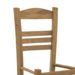 Coffee shop Sergeant chair walnut wood  42x40x89cm - Слика 6