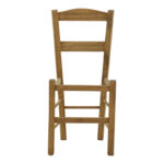 Coffee shop nice chair Syros walnut wood 42x40x89cm - Слика 4