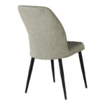 Chair Vika grey fabric-black metal leg 48x58x90cm - Слика 2