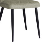 Chair Vika grey fabric-black metal leg 48x58x90cm - Слика 4