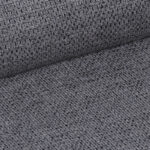 Tool Numan anthracite fabric-black metal leg D60x44cm - Слика 2