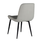 Chair Versa ecru fabric-black metal leg 54x63.5x84cm - Image 2