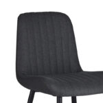 Chair Versa  anthracite fabric-black metal leg 54x63.5x84cm - Слика 3