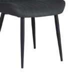 Chair Versa  anthracite fabric-black metal leg 54x63.5x84cm - Слика 4