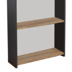 Bookcase Fren anthracite-oak-anthracite melamine 60x19.5x170cm - Слика 3