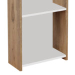 Bookcase Courtnai oak-white melamine 40x19.5x170cm - Слика 3