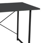 Study desk Ustando anthracite melamine 90x60x72cm - Image 3
