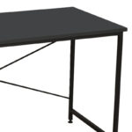 Office desk Karvem anthracite melamine-black metal 120x60x73cm - Слика 3