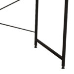Office desk Karvem anthracite melamine-black metal 120x60x73cm - Слика 4