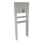 Laundry cabinet Hifro white melamine 65x27x185.5cm