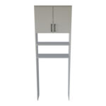 Laundry cabinet Hifro white melamine 65x27x185.5cm - Слика 3