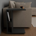 Coffee table Boner anthracite melamine 45x29.5x61cm - Слика 2