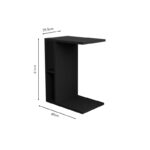 Coffee table Boner anthracite melamine 45x29.5x61cm - Слика 3
