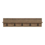 Wall shelf Esform oak melamine 80x11x18cm - Слика 3