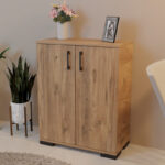 Cabinet Yven oak melamine 65x32x83cm - Слика 2