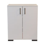 Cabinet Yven white melamine 65x32x83cm - Слика 3