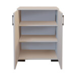 Cabinet Yven white melamine 65x32x83cm - Слика 4