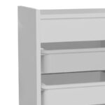 Cabinet with baskets Toily white melamine 45x30x75cm - Image 4