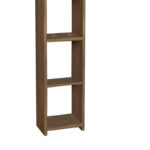 Barzine melamine bookcase in natural shade 27.6x19.5x150cm - Image 5