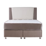 Double bed Tamon with storage space beige-ecru 160x200cm - Слика 3