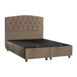 Double bed Lanse with storage space brown 160x200cm - Слика 3