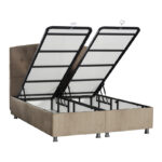 Double bed Lanse with storage space brown 160x200cm - Слика 4